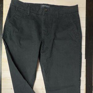 Aeropostale Men’s Black Slim Straight Pants Size 33x30